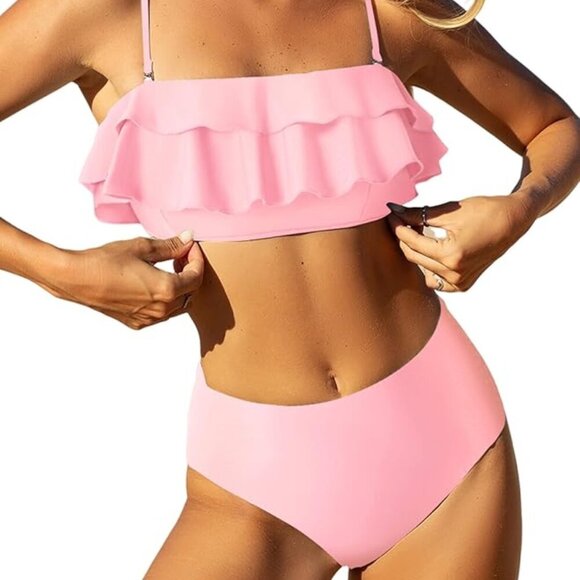 ZAFUL Layered Ruffle Bikini Set - Picture 2 of 5